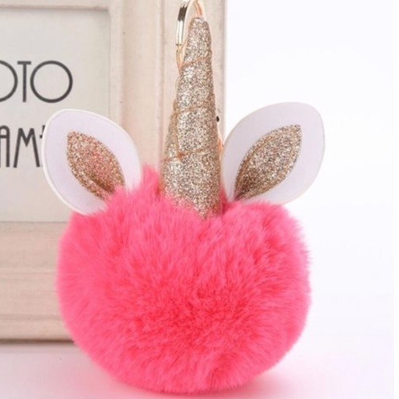 Accessories - NEW Pink Unicorn Key Chain NEW